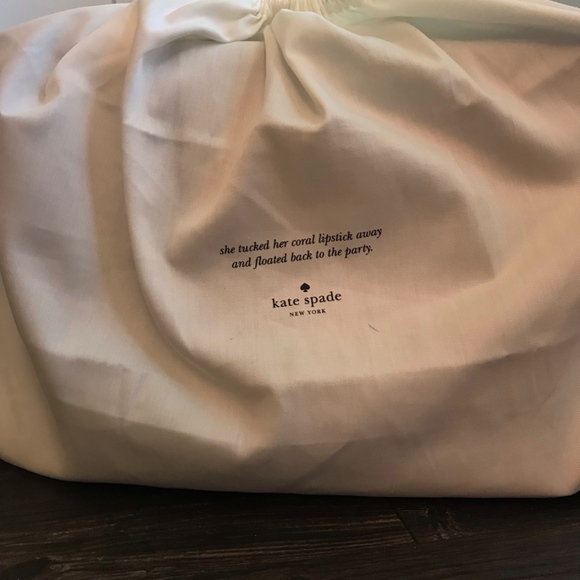 Large Grey Kate Spade Purse - Picture 5 of 6